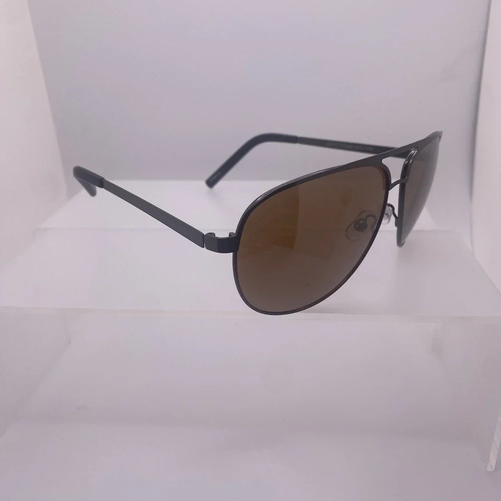 Foster Grant Sunglasses NS1117 PV3480 Aviator Brown 316
